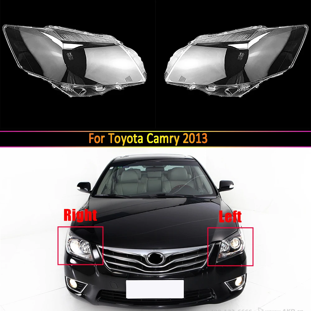 

Car Headlight Lens For Toyota Camry 2013 Classic Type Car Headlamp Cover Replacement Auto Shell Lampcover Lampshade Lamp Glass