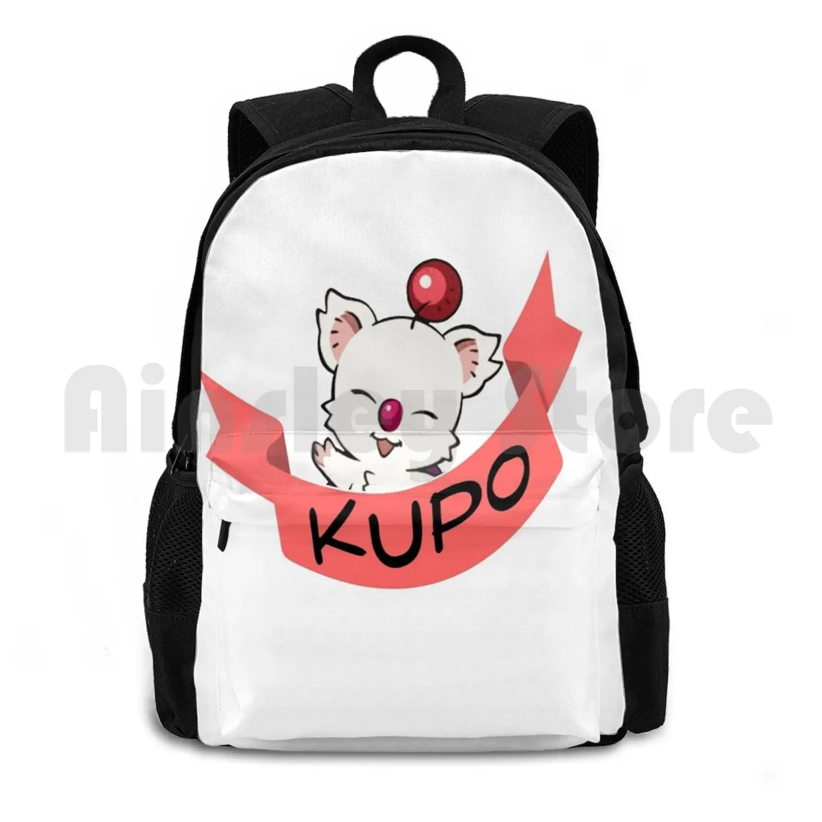 

Moogle Final Fantasy Outdoor Hiking Backpack Riding Climbing Sports Bag Plant Green Balamb Games Game Pc Console Video Squall