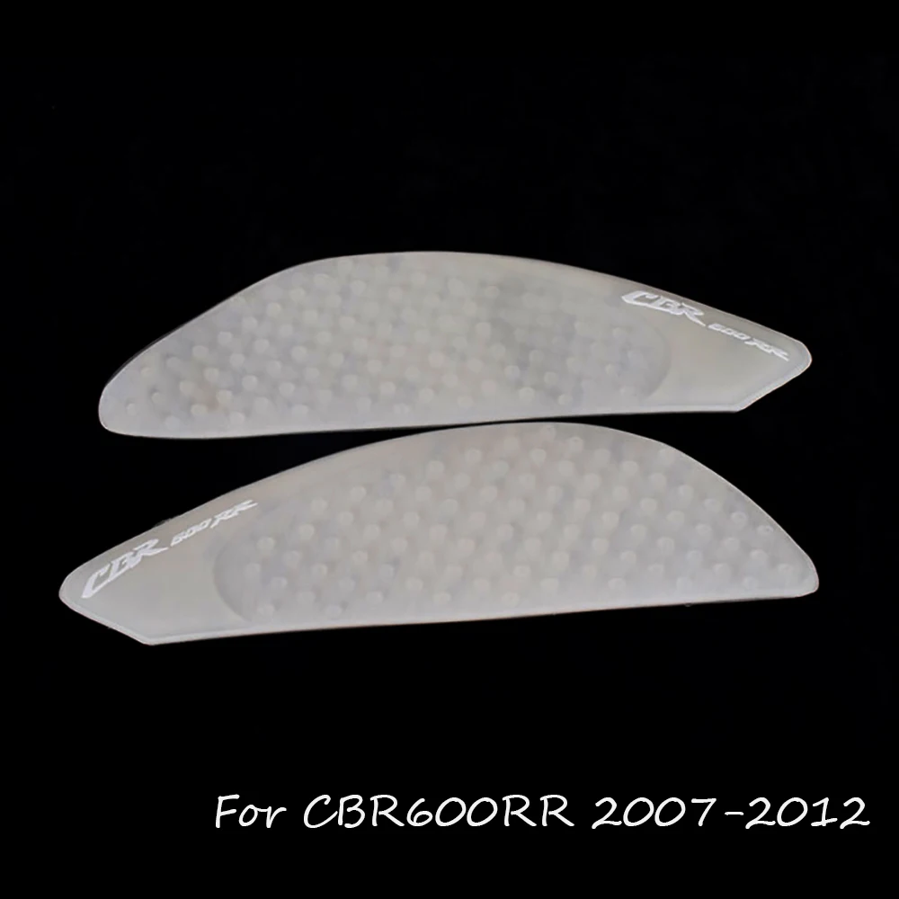 Motorcycle Transparent Gas Tank Side Traction Knee Protector Anti Slip Pad For Honda CBR600RR CBR600 RR 2007-2012