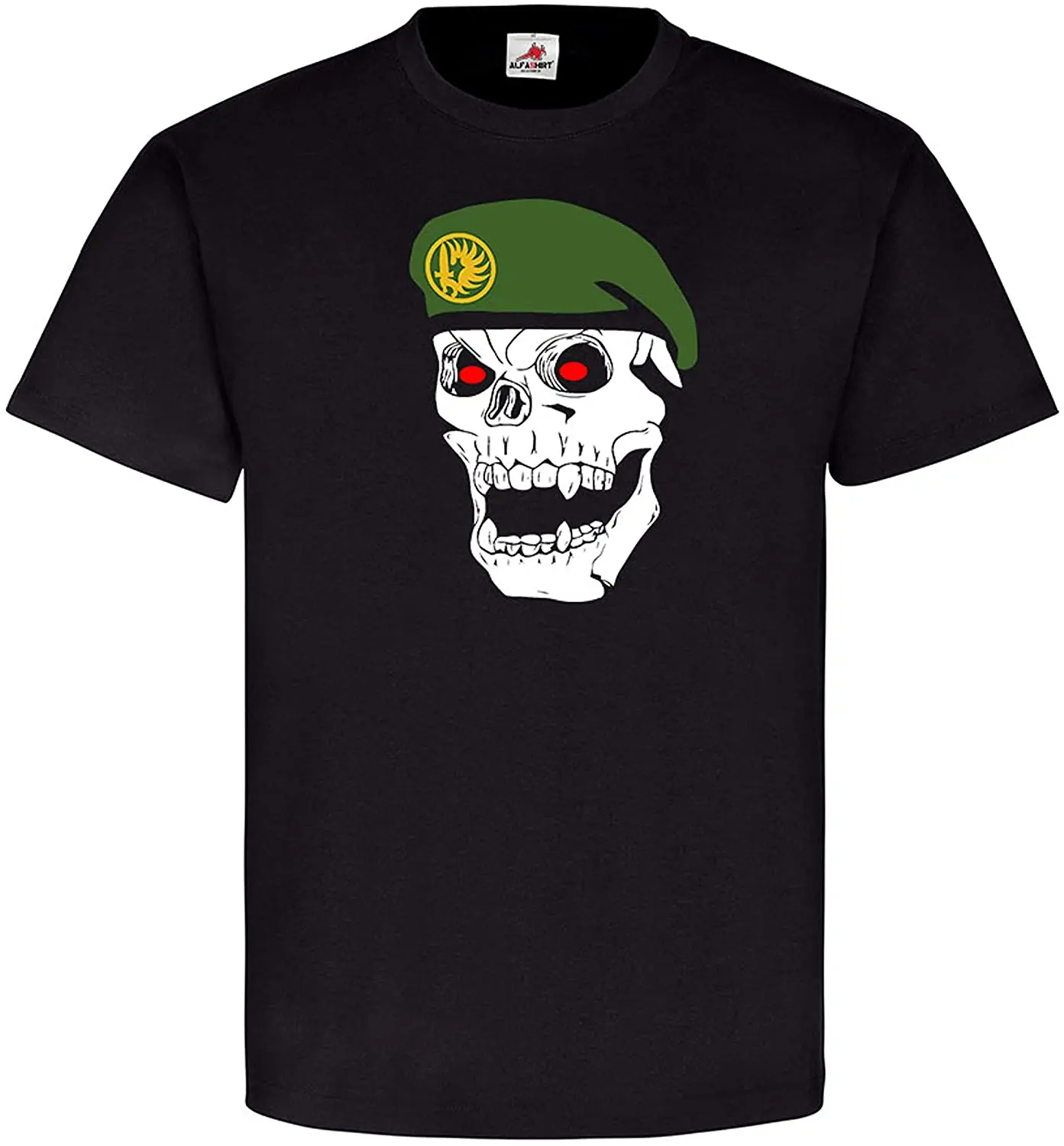 

Foreign Legion Etrangere Parachutistes Skull Men T-Shirt Short Casual 100% COTTON O-Neck Shirts