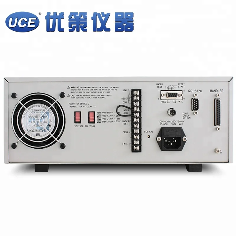 UCE UC9908 8-channel Insulation Hipot Withstand Voltage Tester AC 5kV DC 6kV IR 100k-100G UC9904 UC9901