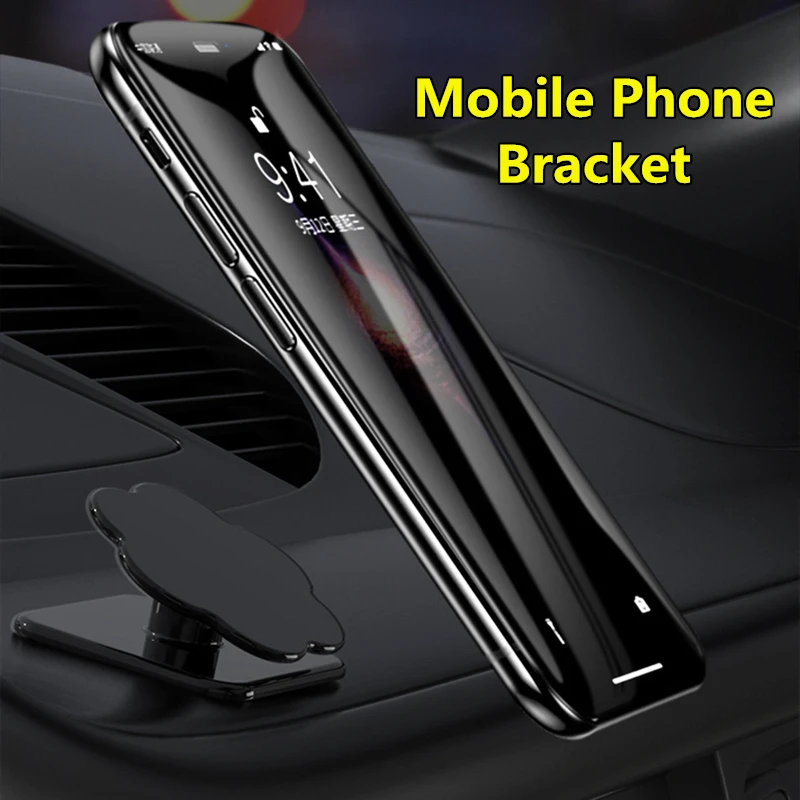 

Car Mobile Support Phone Holder Universal Double-sided Bracket Magic Sticker 360 Degree Rotation Angle Adjustable Interior Parts