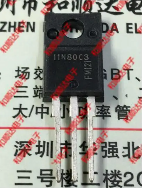 20PCS 11N80C3 SPA11N80C3 TO-220F 800V 11A