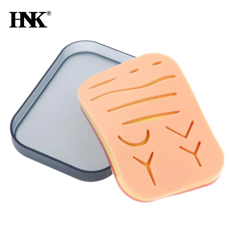 Medical Students Oral Debridement and Knotting Simulation Skin Wound Silicone Acupuncture Module Surgical Suture Practice Model