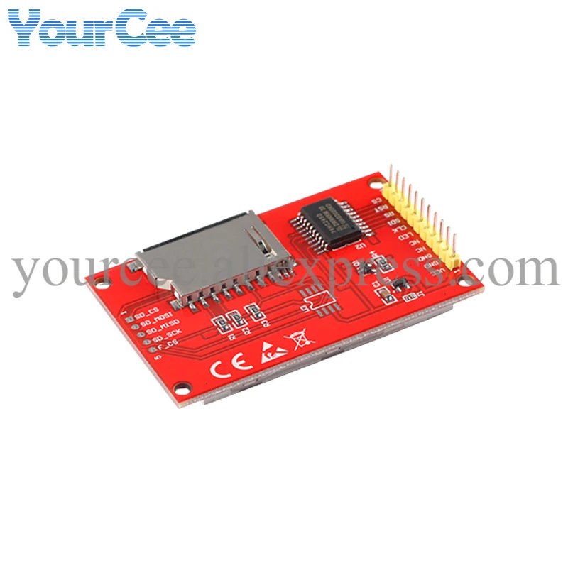 Colorido TFT LCD Módulo de Exibição, Drive IC para Arduino, 16BIT SPI Serial Port, 176x220 ILI9225, 3.3V, 5V, 2.2"