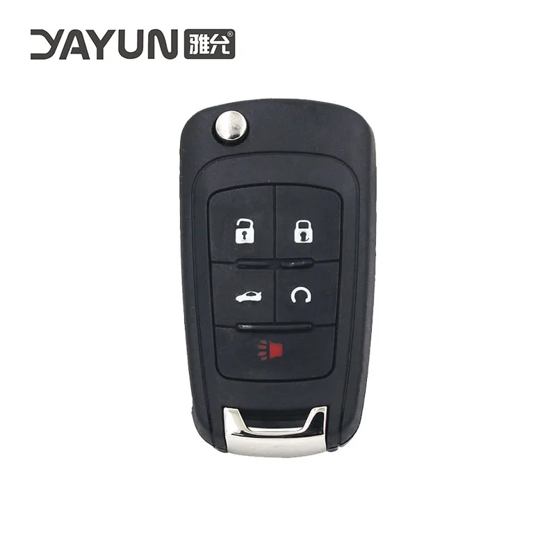 

YAYUN ForChevrolet Smart Prox 315MHz Remote Car Key 4+1 Buttons Uncut HU101 Key blank blade Chip ID46 PHILIPS FCCID: OHT01060512