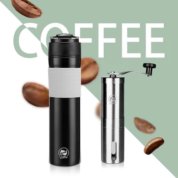 Recafimil 350ML French Press Portable Coffee Press Maker Tarvel With Coffee Plunger Filte