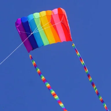 Software kite 8 furos com alça, novo software de linha única kite com alça e linha boa voo