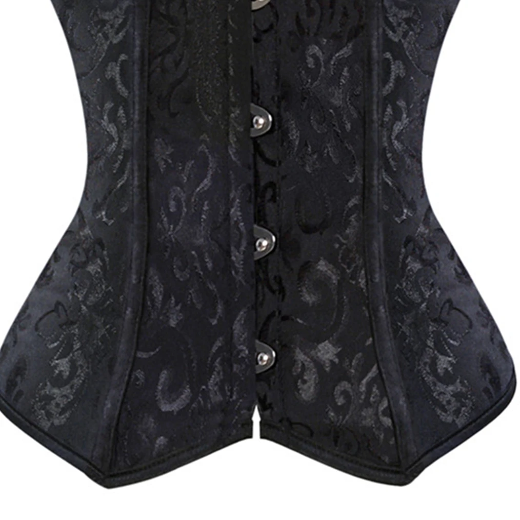 Corset Complet avec Bretelles pour Femme, Bustier Corsé, Serre-Taille, Costume Basque, Sous-Vêtements