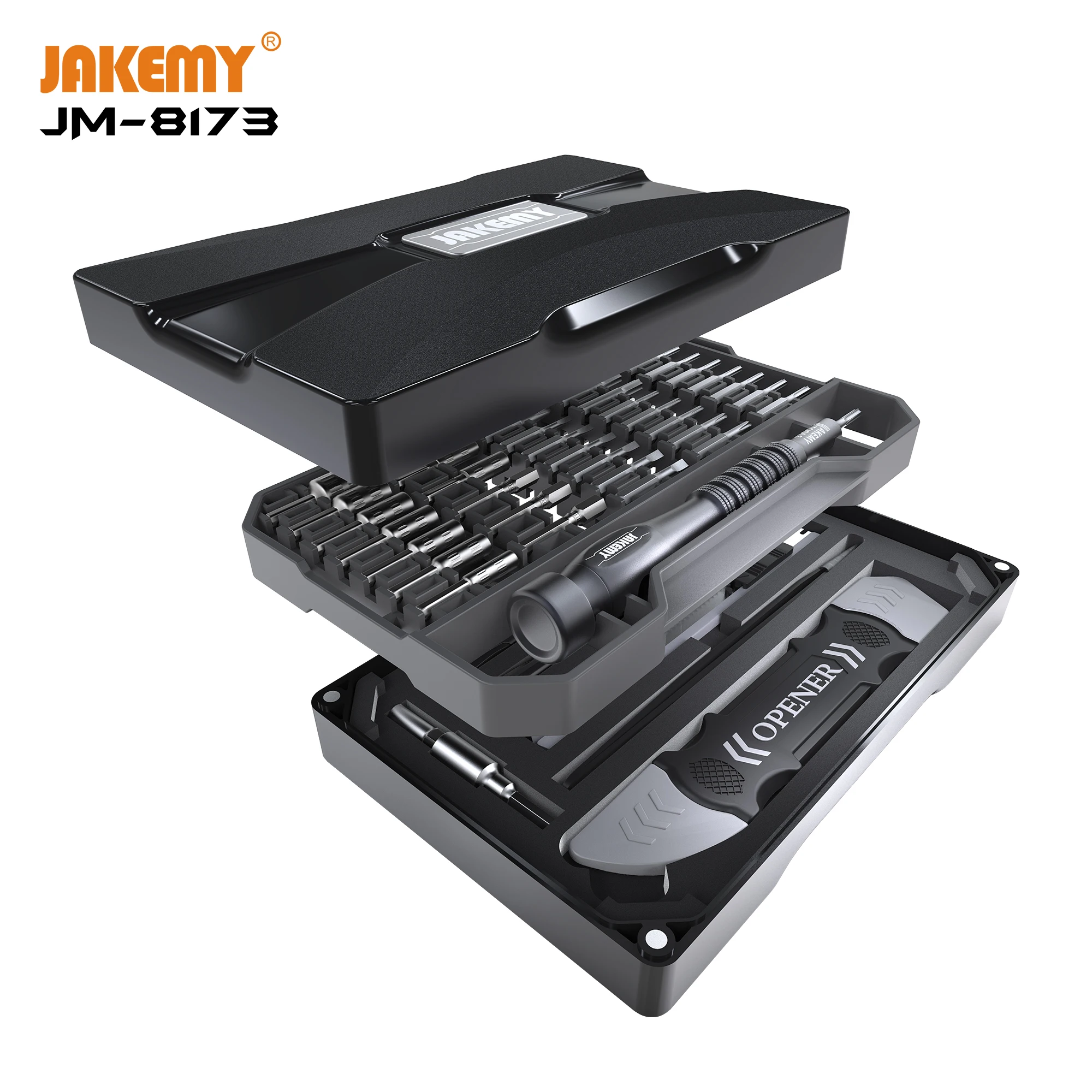 JAKEMY JM-8173 zestaw śrubokrętów precyzyjnych magnetyczny śrubokręt Bit dla narzędzia do napraw ręcznych laptopa telefonu, komputera komórkowego