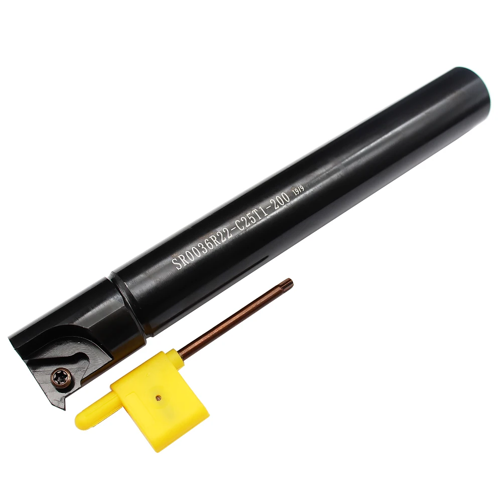 Portaherramientas de torneado de hilo SR0036R22 + 10 piezas 22IR N60 PC9030, insertos de carburo, herramientas de corte de torno CNC, juego de alta calidad, 1 ud.