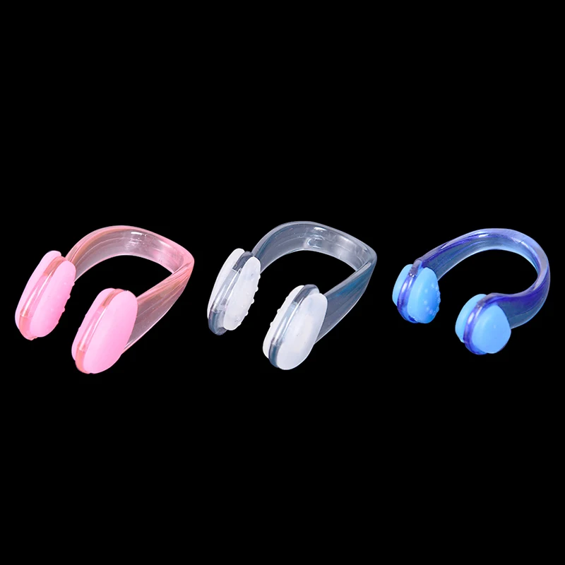 1 Pcs Water Sports Unisex Nose Clip Soft Silicone Swimming Nose Clips Waterproof Nose Clip for Children Adults Pool Accessories
