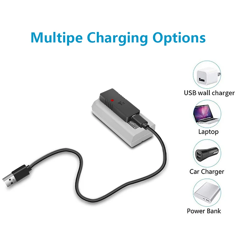 For DJI Mavic Mini 2 Drone Battery USB Charger WIth LED Charging Indicator Battery Charging Hub QC3.0 Quick Charging Accessories