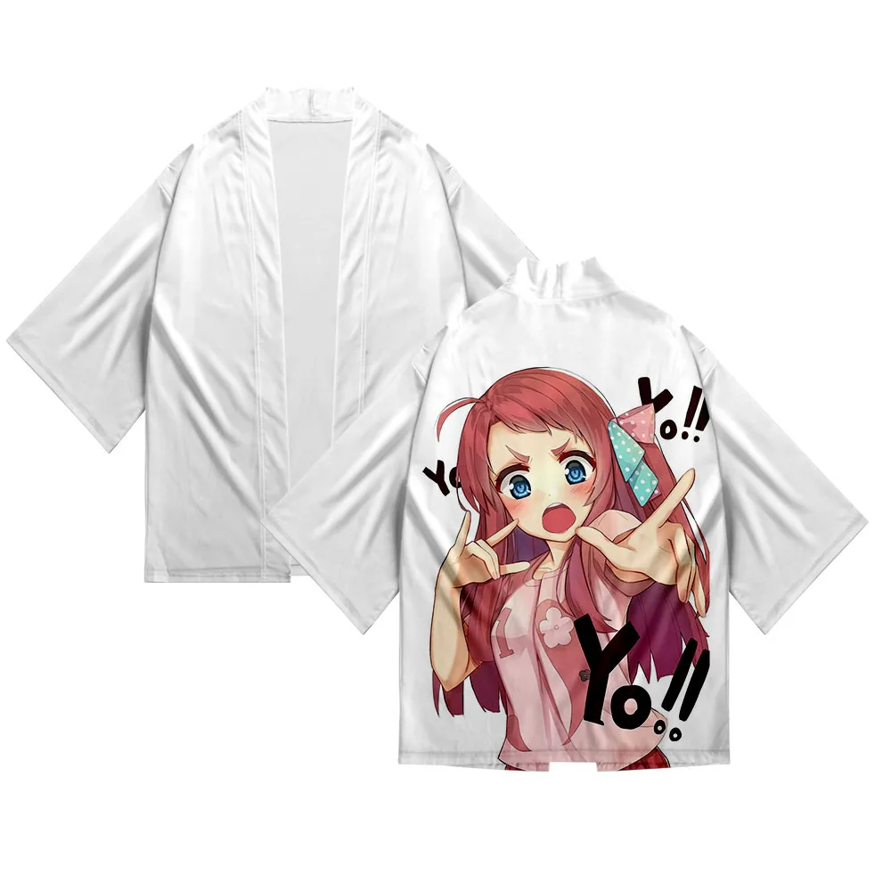 ZOMBIE LAND SAGA – Kimono à manches trois quarts pour hommes et femmes, Blouse Sexy, Style Streetwear, vacances d'été