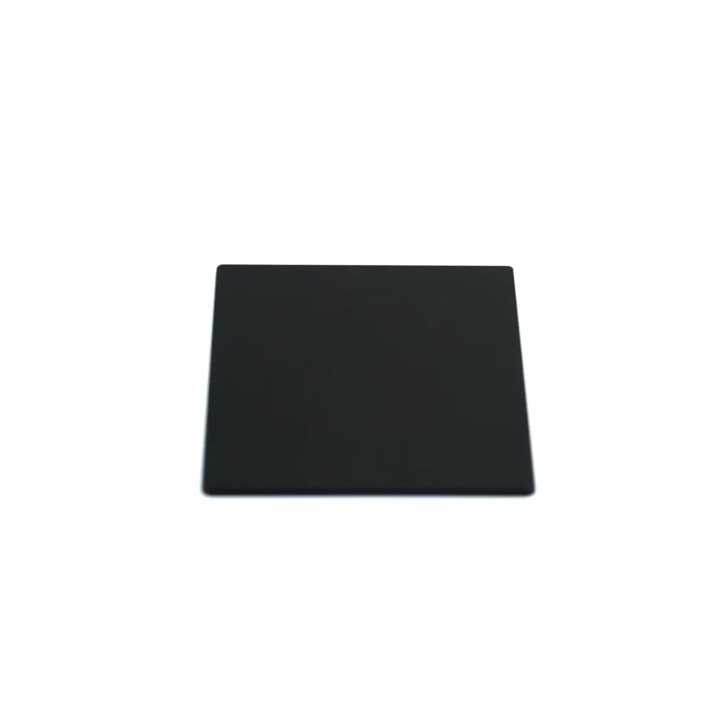 3pcs total square shape size 100x100mm 2mm thickness 365nm uv light pass filter glass ZWB2