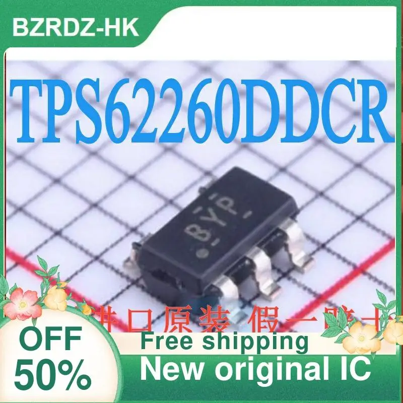 

10PCS TPS62260DDCR SOT23-5 BYP New original IC