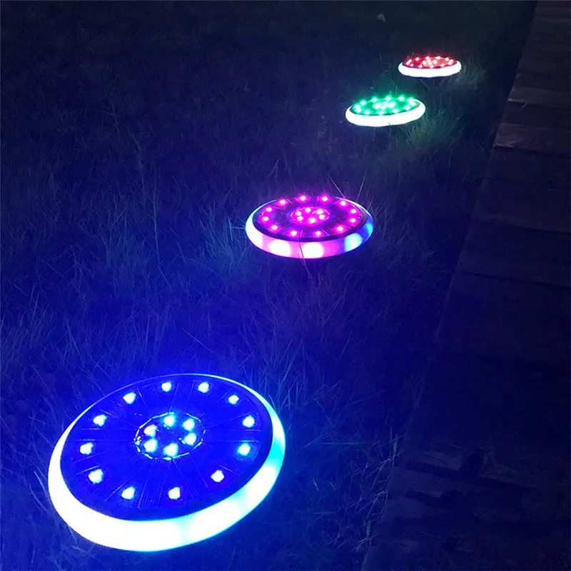 

1pcs Solar Light Outdoors Waterproof 30 LED Solar Street Light Garden Decor Buried Stair Lamp Underground Decking Lampy Solarne