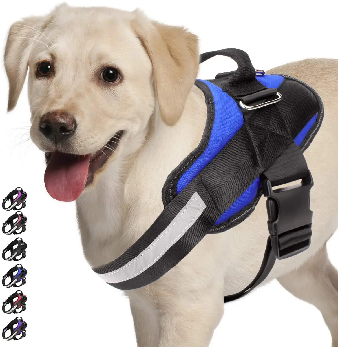 

Adjustable Dog Harness, No Pull, Breathable Outdoor Vest, Reflective Straps, Cat, Pet Supply with Patch