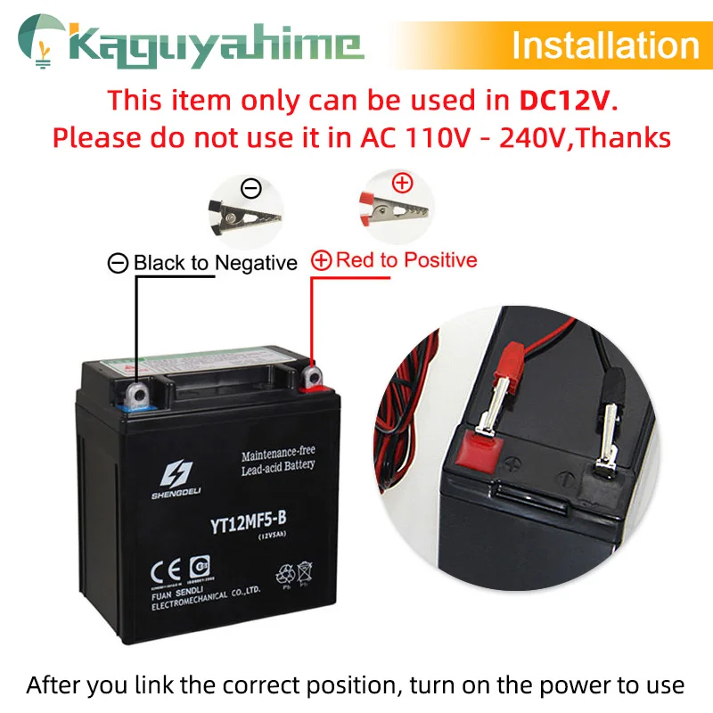 Kaguyhime 12V taşınabilir klip işık/220V E27/USB 5V LED ampul yüzük asmak lamba 3W 9W 12W 15W açık kamp balıkçılık acil için