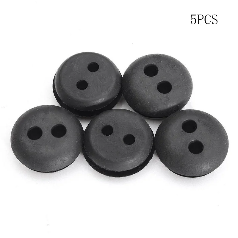 5 PCS 2-hole Gas Tank Grom Rings Replace Mowers Black Rubber For Honda Trimmers Brushcutters Blowers Rubber Gaskets