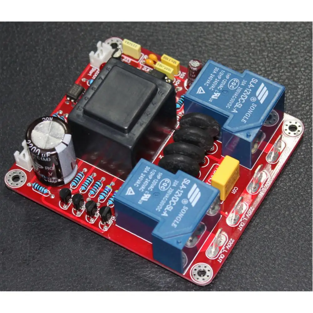 2000W 110V 220V Power Amplifier Delay Soft Start Temperature Protection Board