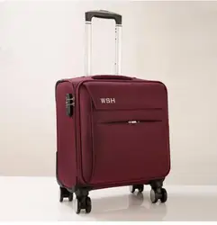18 inch Oxford Cabin Travel Suitcase Business Rolling Luggage Suitcase Waterproof Travel Baggage Travel Trolley Bags with wheels