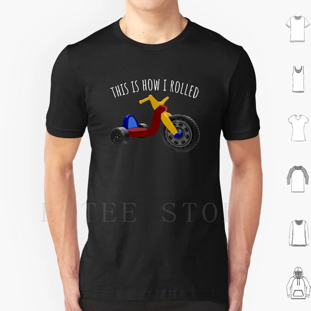 Nostalgic Love 70s 80s Vintage Retro Toys Big Tricycle Wheel Design T Shirt Men Cotton 6xl Memorabilia Graphic Gear Retro