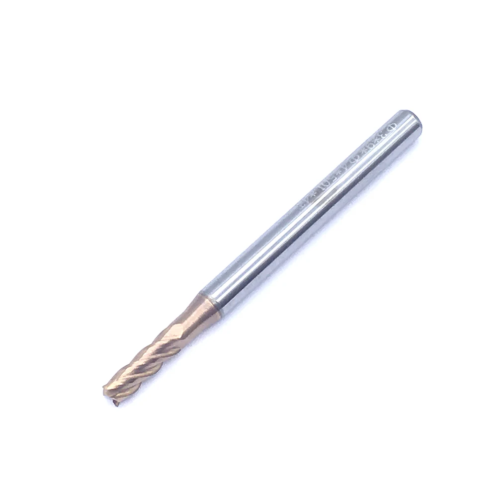 1 قطعة HRC60 4F 3.0XD4X50L نهاية مطحنة CNC مخرطة التنغستن الصلب سوليد كربيد Endmills مسطحة القاع أربعة شفرة
