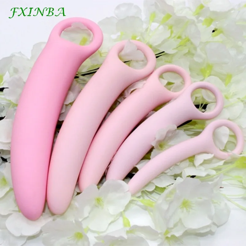 FXINBA Crescent Silicone Anal Plug Female Anus Toys Dildo Anal Butt Plug G-Spot Masturbation Adult Sex Toys For Women Men