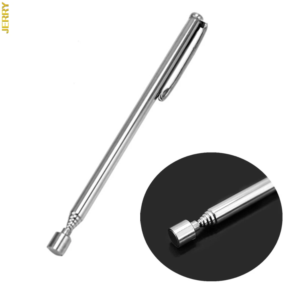 Hot sale mini portable adjustable length telescopic magnet magnetic pen pick up nut and bolt promotional hand tool