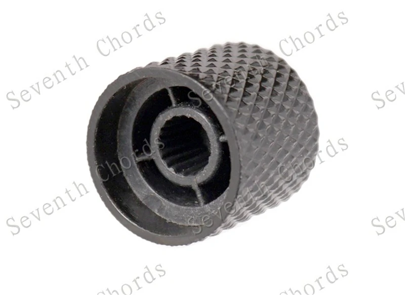 4Pcs Elektrische Gitarre Bass Knopf Pedal Schwarz Silber Metall Potentiometer Hut Gitarre Zubehör Teile Musical Instruments – Detail 9
