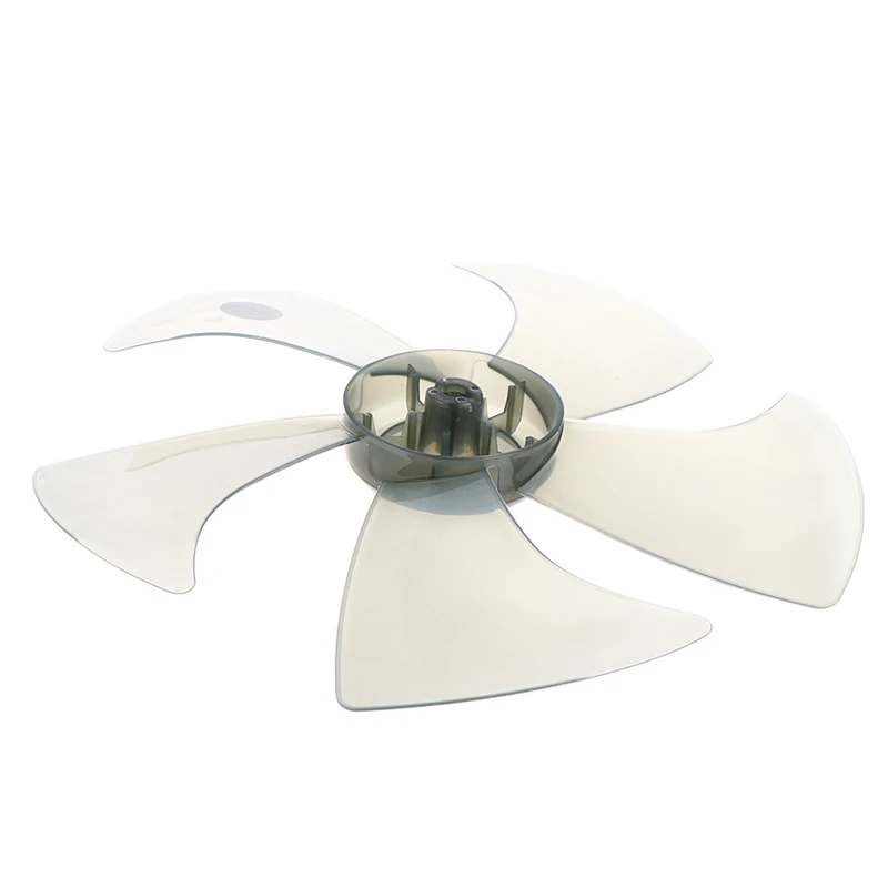 14 Inch Plastic 5 Leaves Fan Blade With Nut Cover Fan Blades For Standing Pedestal Fan Table Fanner General Accessories