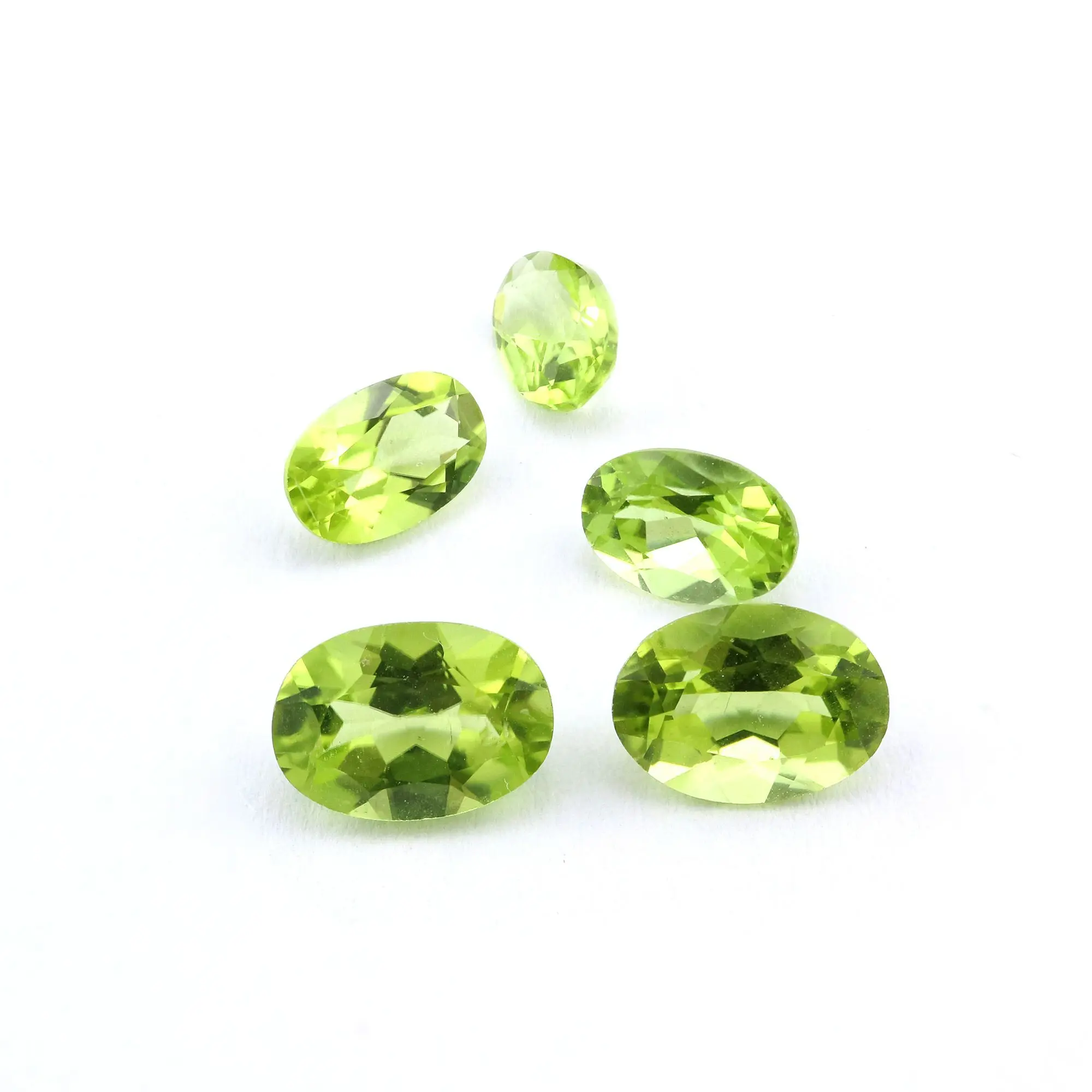 

1Pcs Oval Green Peridot August Birthstone Faceted Cut Loose Gemstone Natural Semi Precious Stone DIY Jewelry Supplies 4120122