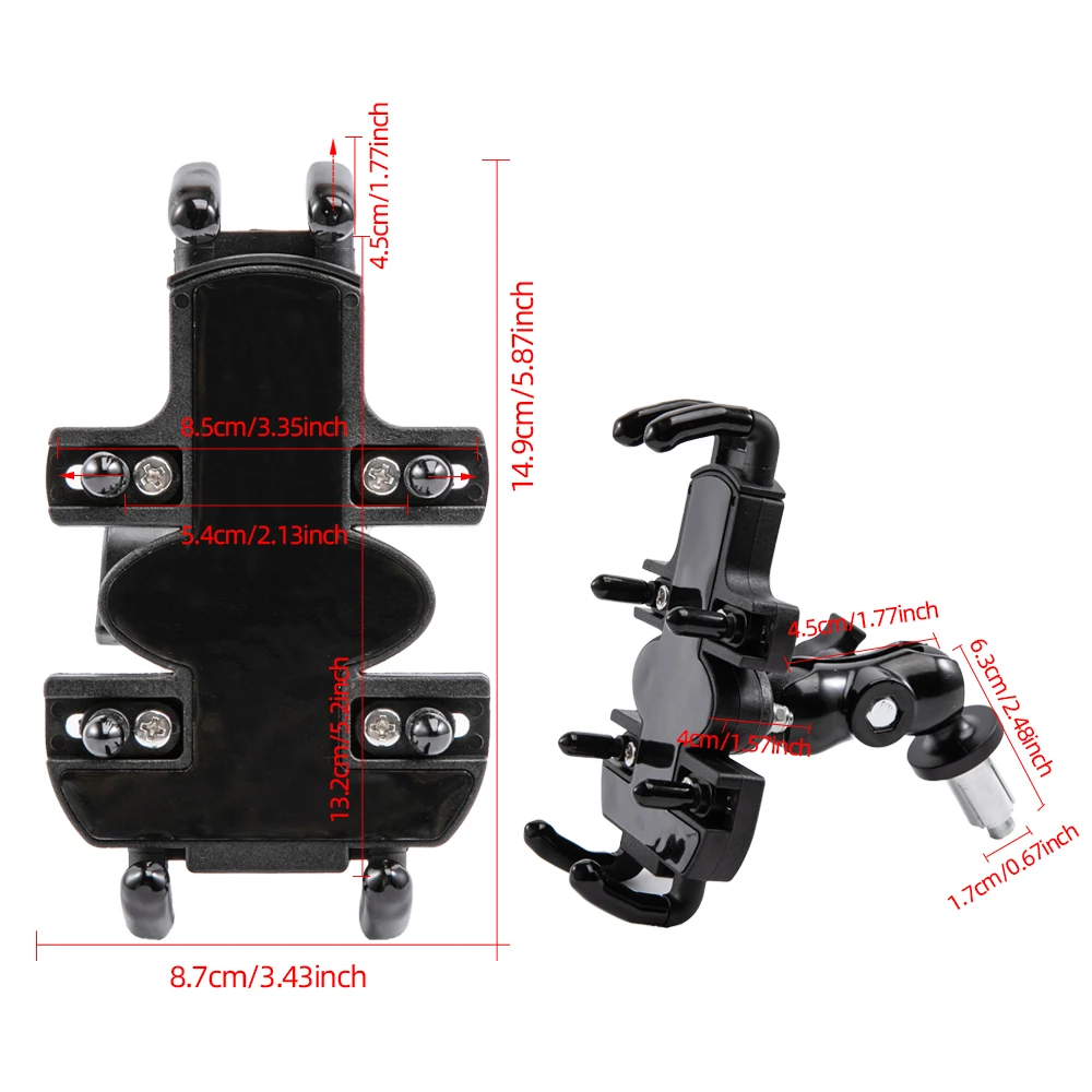 Phone Holder In Fork Stem Mount Bracket Motorcycle Navigation Bracket for Suzuki GSXR GSX-R 600 750 1000 Kawasaki NINJA 400 250