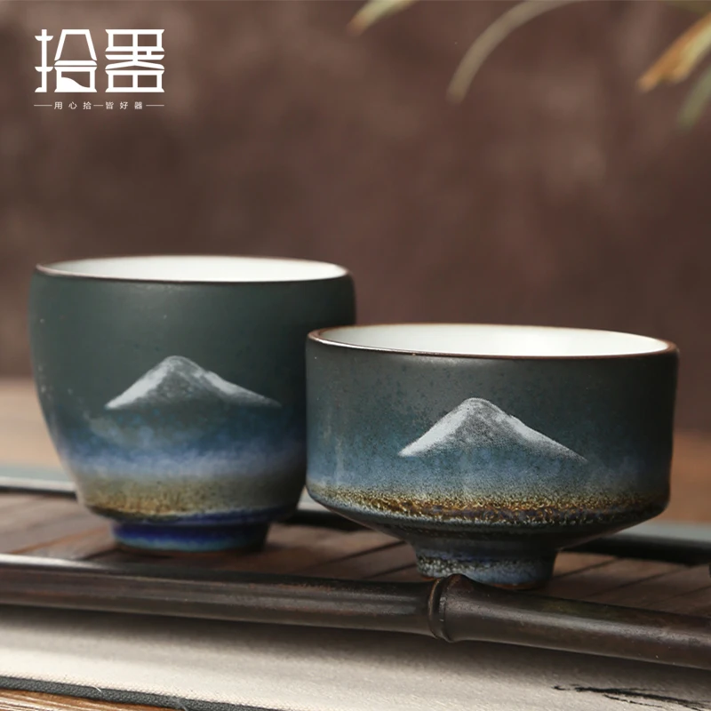 

Ceramic Master Cup small tea cup tea cup single tea bowl build kungfu tea set Japanese tea ceremony personal cup