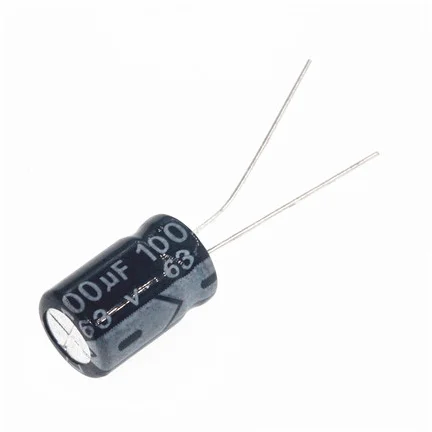 63V 100UF 8x12 63V 220UF 10*17  63v220uf 63v 10x17 10x20   Green gold power adapter high frequency low resistance capacitor