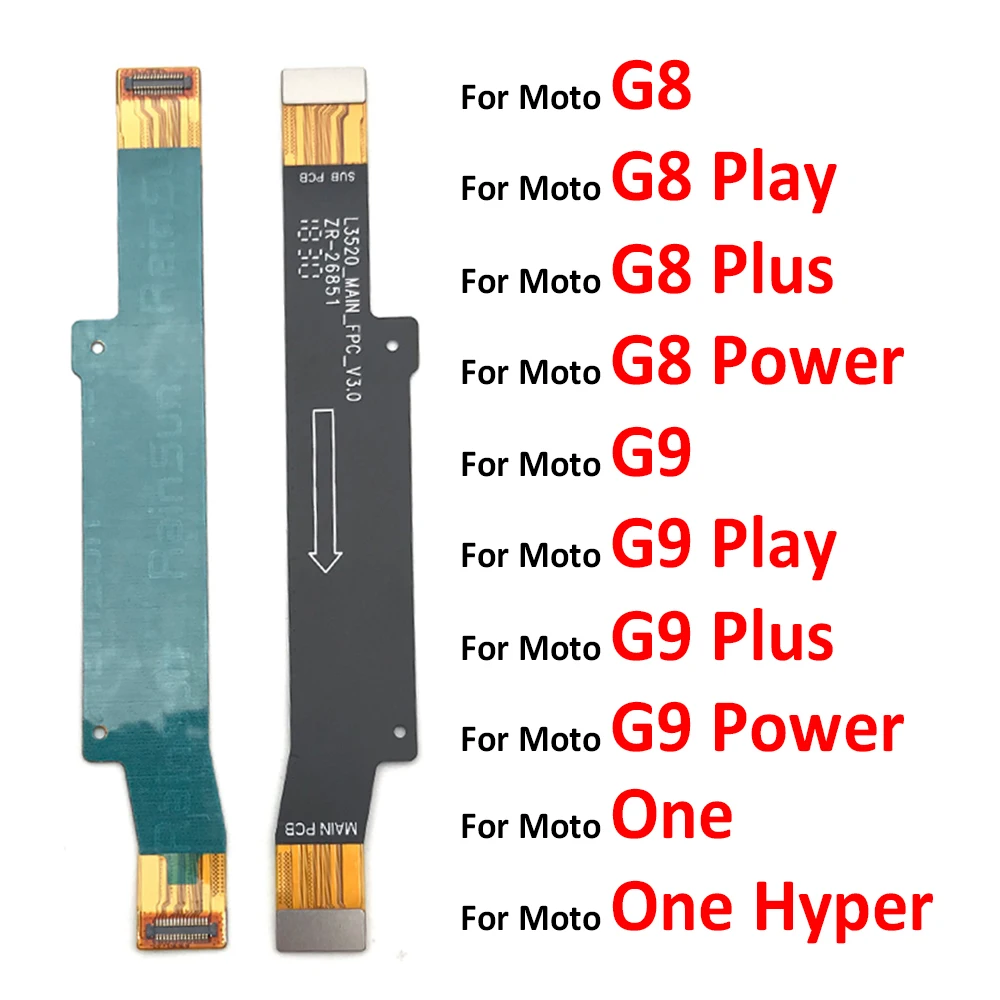 Motherboard Main Board Connector Flex Cable For Motorola Moto G7 G8 G9 Plus Play Power One Hyper Macro Vison Fusion Plus