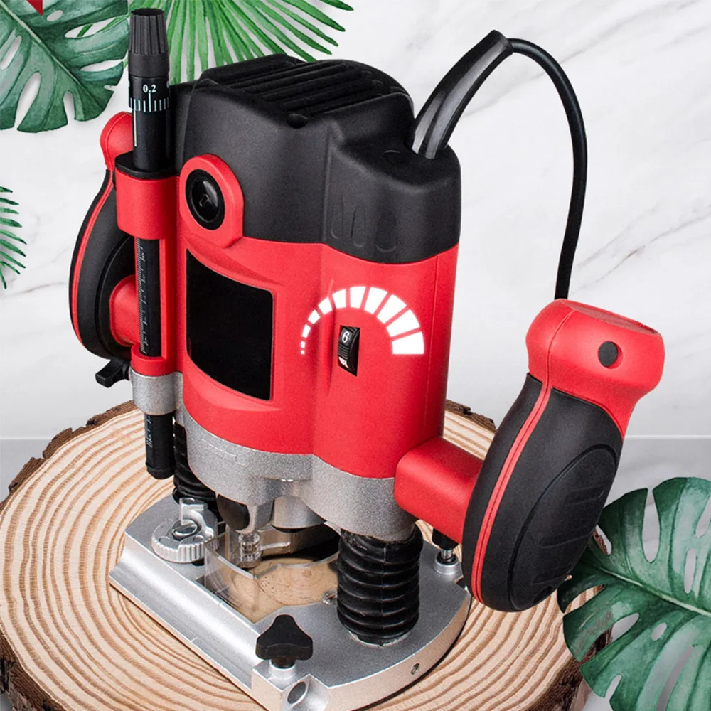 

1650W Woodworking Engraving Machine Multifunctional Electric Wood Milling Slotting Machine Trimming Machine Tenoning Tool