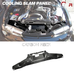 Carbon Fiber Cooling Panel Glossy Finish Engine Body Kit Fibre Inner Drift Part Tuning Trim Fit For Nissan S14 Early