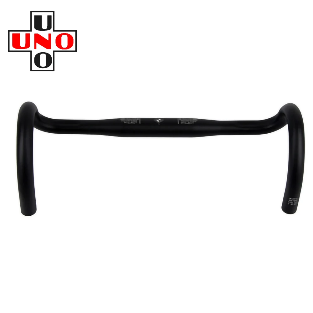UNO CR12 Matt stopu Aluminium droga rowerowa Bar 31.8*380/400/420/440mm rower wyścigowy spadek kierownica akcesoria rowerowe