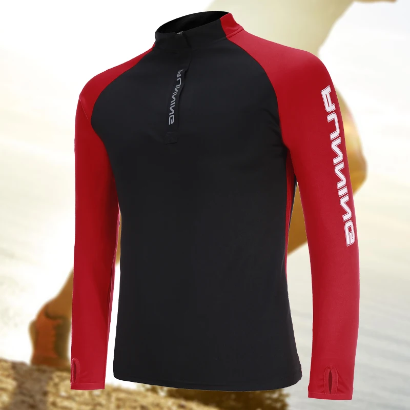 Man Long Sleeve Compression Exercise Patchwork Fitness Bodybuilding Tshirts Training Jogging Football Fashion Running Sweatshirt