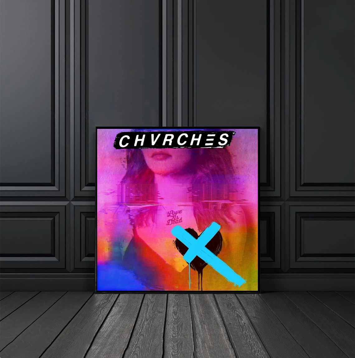 

Chvrches - Love Is Dead Music Album Cover Poster Canvas Print Rap Hip Hop Music Star Singer Wall Painting Decoration