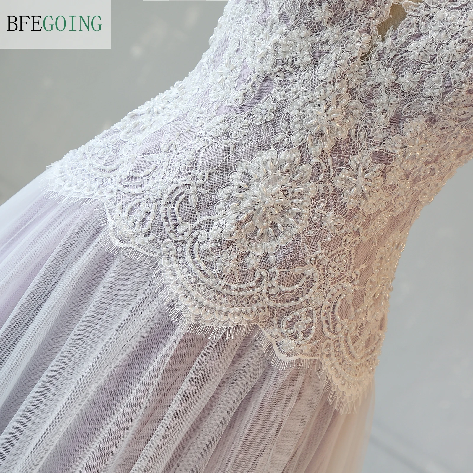 Tulle Lace Beading Sweetheart Strapless Sleeveless ความยาว A-Line ชุดแต่งงานชุดเจ้าสาวชุดกวาด/แปรง