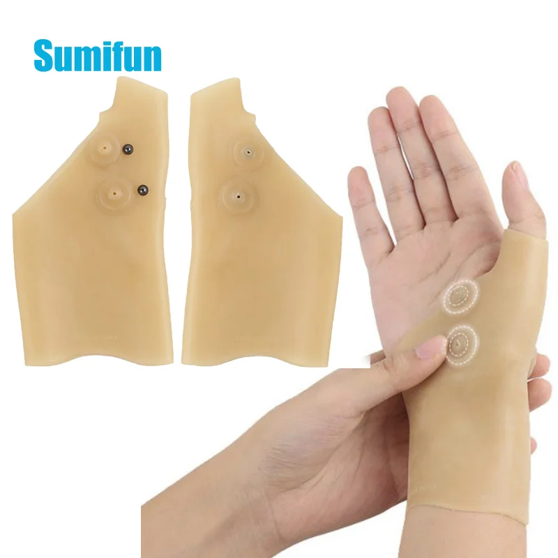 Waterproof Brace Soft Pain Relief Magnetic Thumb Support Wrist Support Elastic Corrector Therapy Hand Wrist Massage Glove