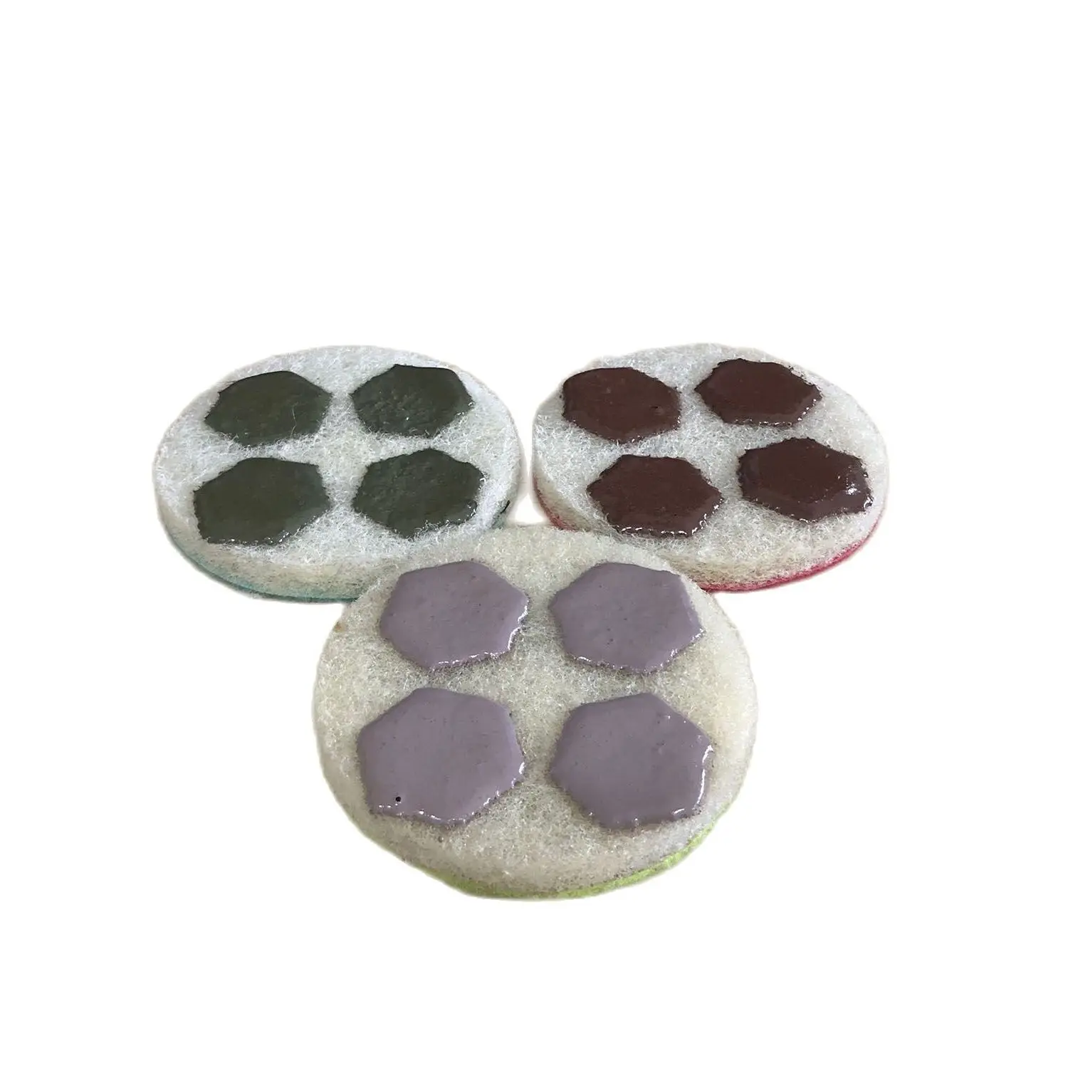 

4 Inch 100mm Marble Floor Polishing Wheel Granite Resin Sponge Polishing Concrete Floor Polishing Refurbished Dry Polishing Pad