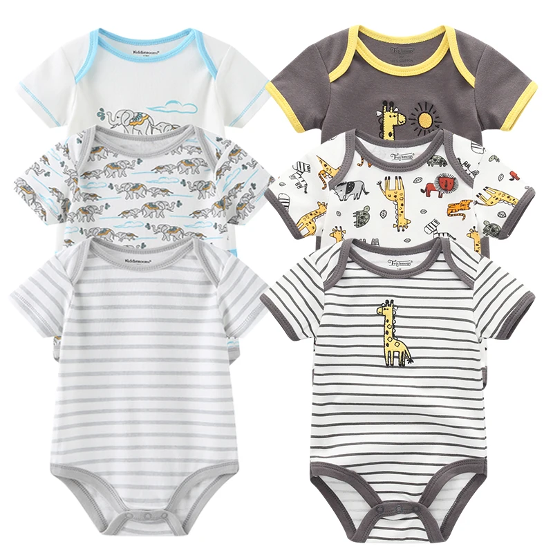 

3pcs Baby Clothes Baby Rompers Cotton Infant short Sleeve Jumpsuits Boy Girl Summer Baby clothing set