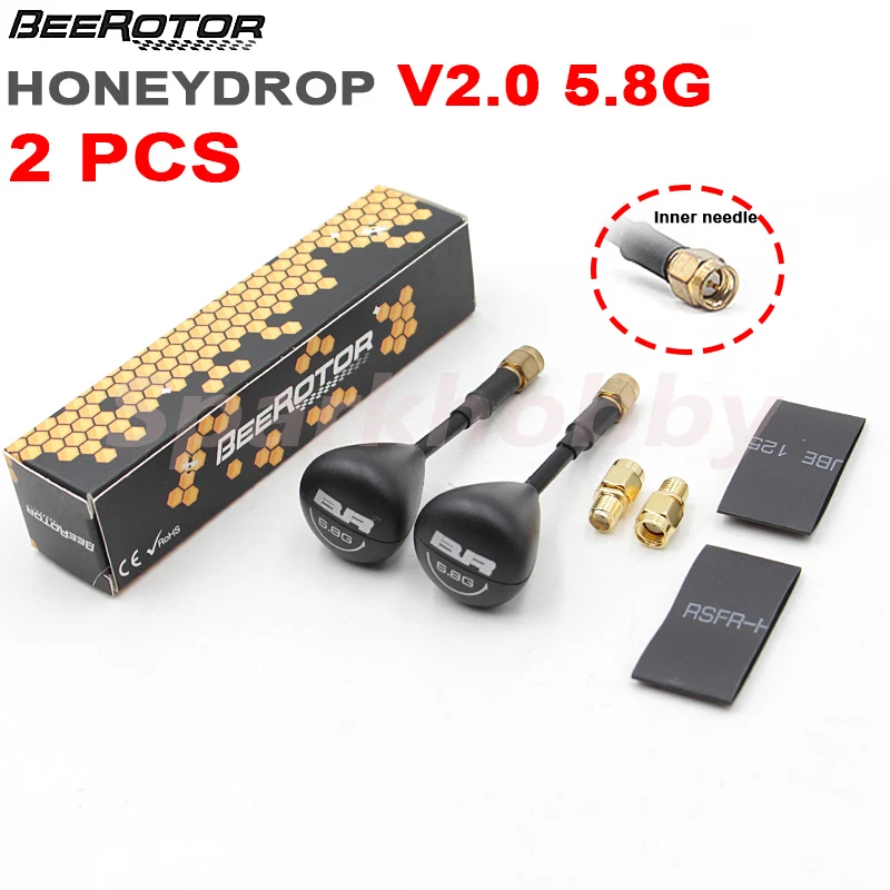 1/2PC BeeRotor 5.8G HONEYDROP V2.0 Antenna Lollipop Video Transmitter VTX Right Hand Circular Polarization Antenna for RC drone