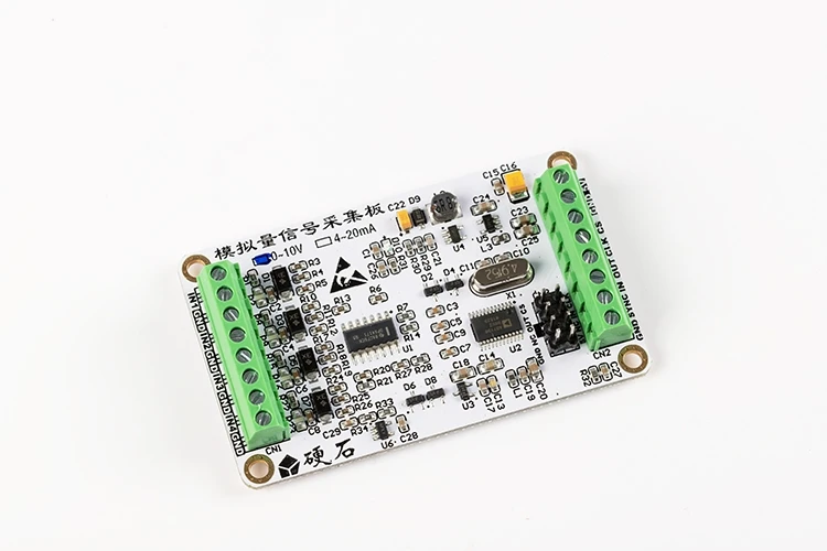 

AD7190 24Bit High Precision 4-20ma 0-10V ADC Acquisition SPI Interface Acquisition 4 Way AD