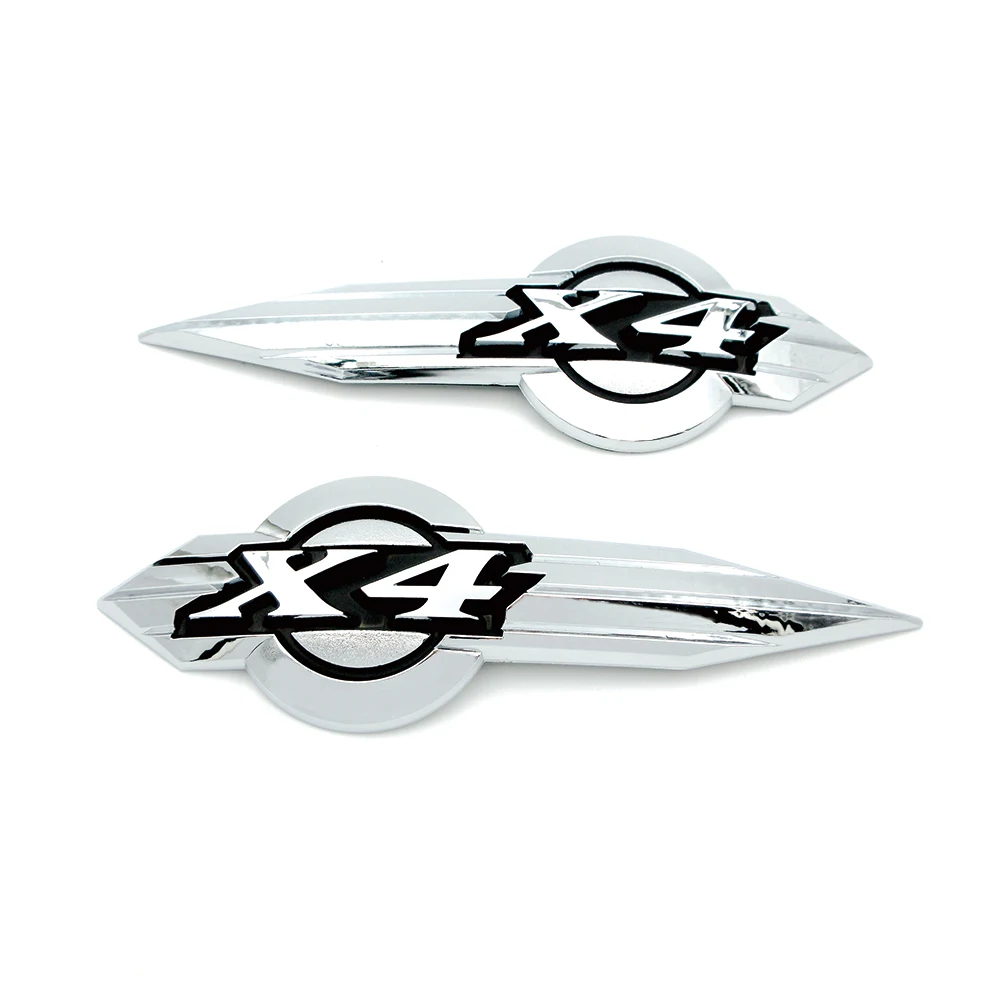 Motorcycle Chrome Oil Fuel Tank Gas Cover Stickers Fairing Protector Emblem Badge 3D Decals Adhesive For Honda X4 CB1300 CB 1300