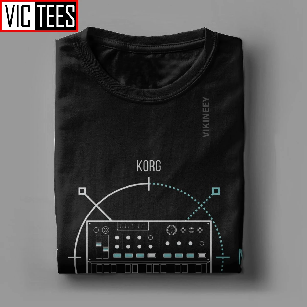 Men Volca FM Round Korg Volca T Shirt Synthesizer Music Synth Electro Modular Techno Cotton Winter Tshirt